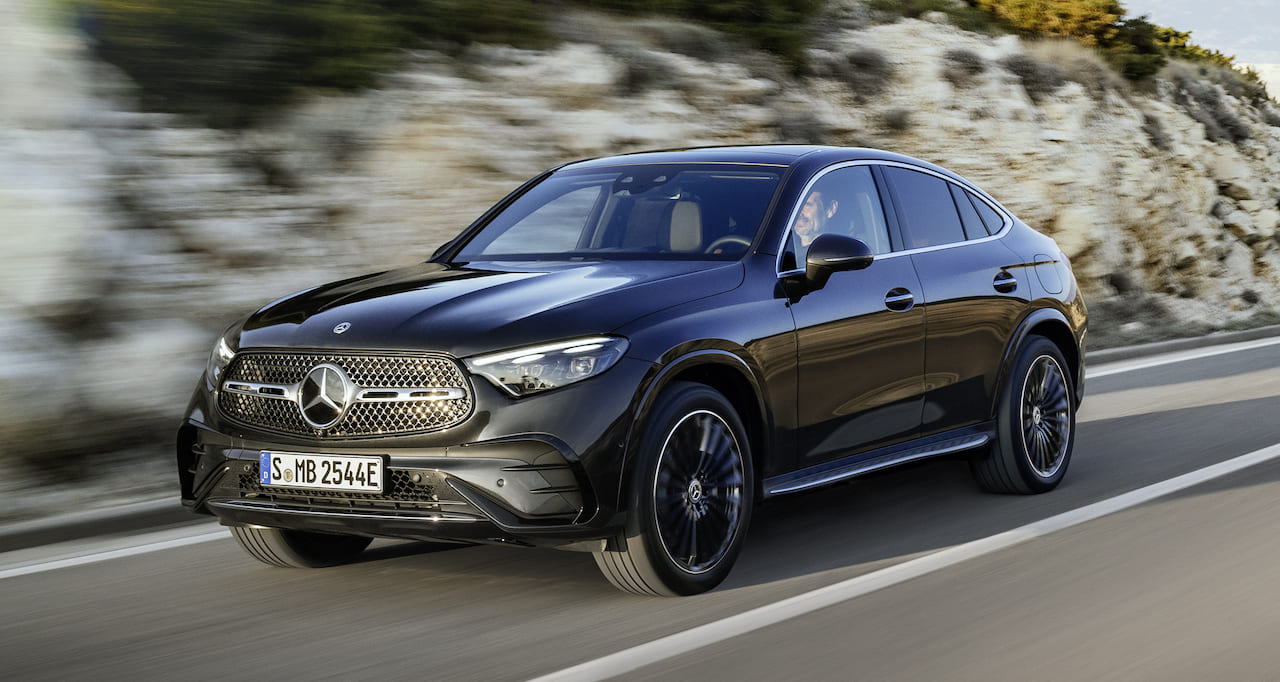 nuova mercedes glc coupé 2023 esterni