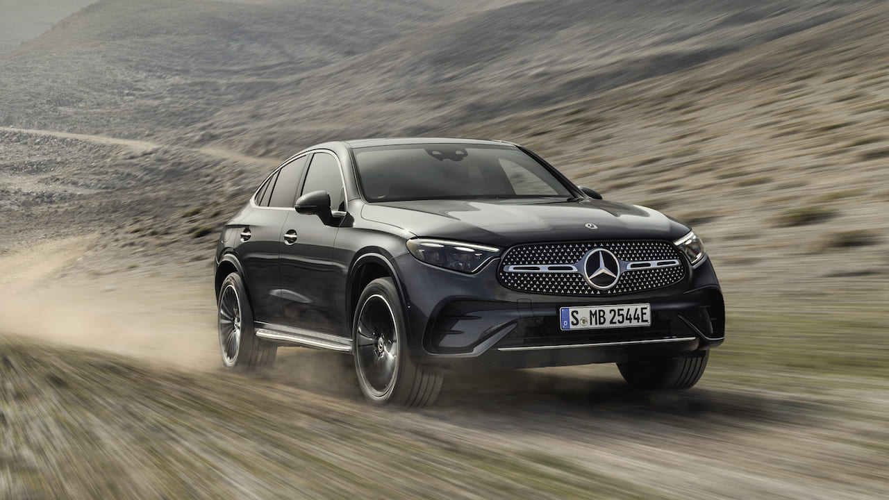 nuova mercedes glc coupé 2023 esterni