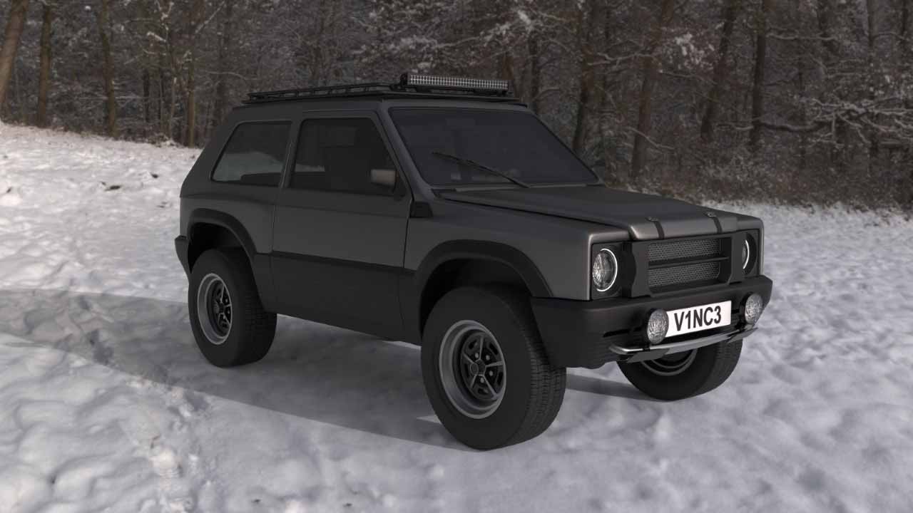 panda 4x4 restomod