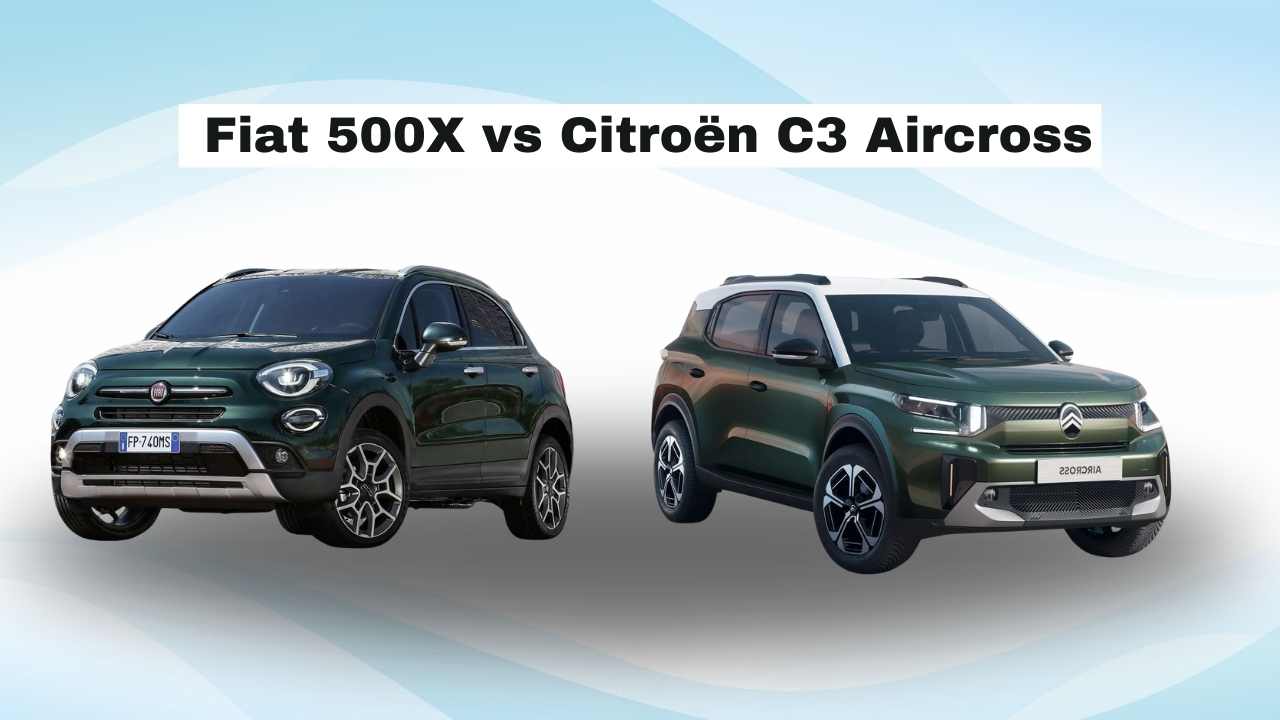 Fiat 500X vs Citroën C3 Aircross