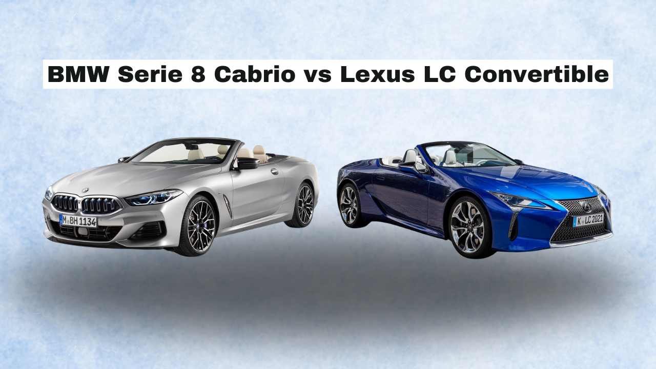 BMW Serie 8 Cabrio vs Lexus LC Convertible