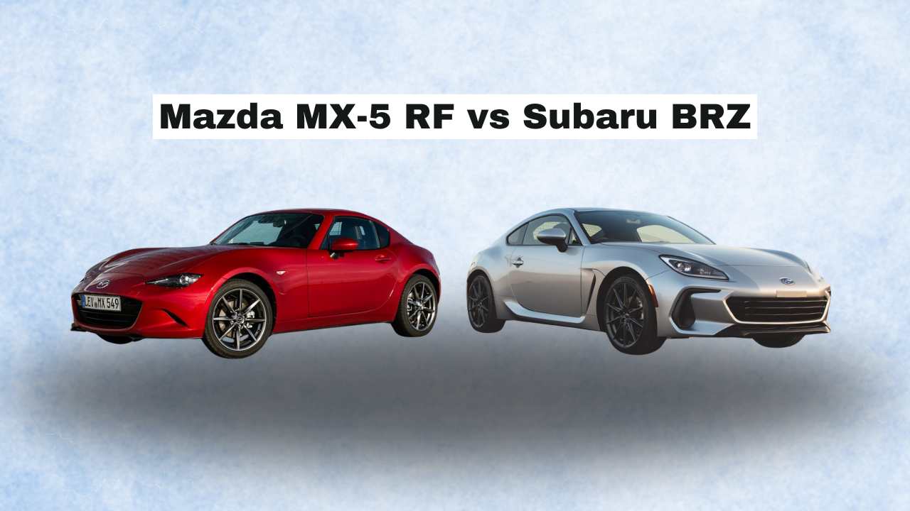 Mazda MX-5 RF vs Subaru BRZ