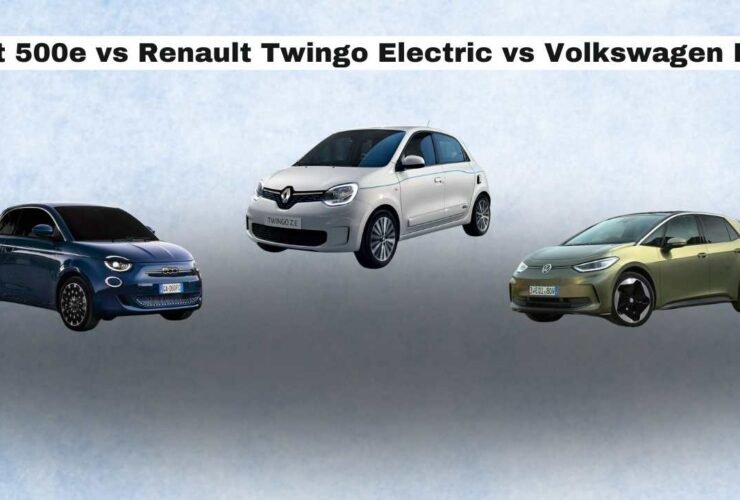 Fiat 500e vs Renault Twingo Electric vs Volkswagen ID.3