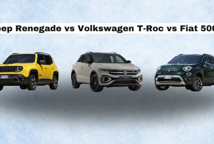 eep Renegade vs Volkswagen T-Roc vs Fiat 500X