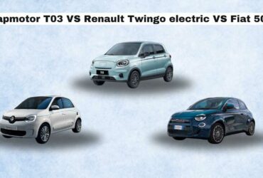 Leapmotor T03 VS Renault Twingo electric VS Fiat 500e