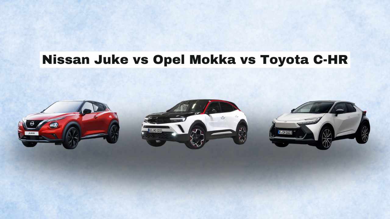 Nissan Juke vs Opel Mokka vs Toyota C-HR