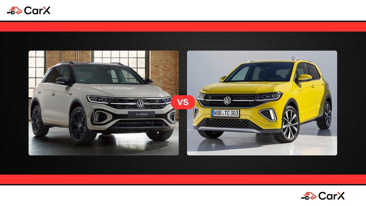 volkswagen t-roc VS volkswagen t-cross