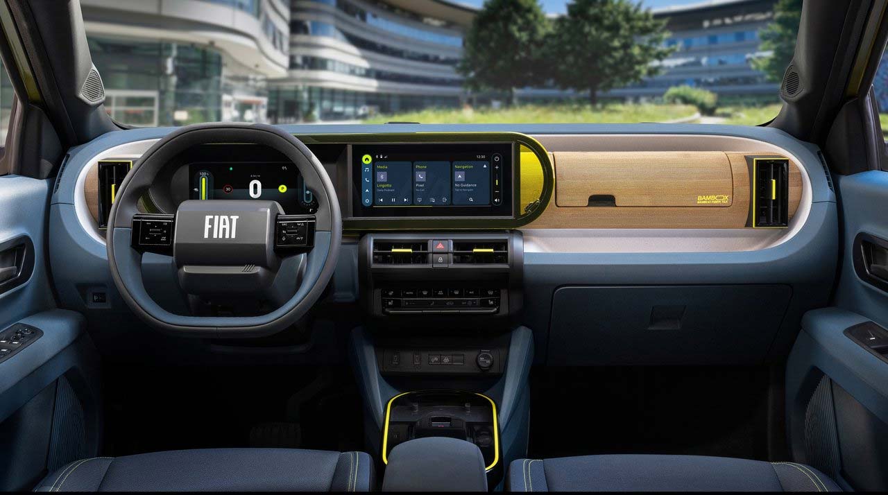 fiat grande panda interni